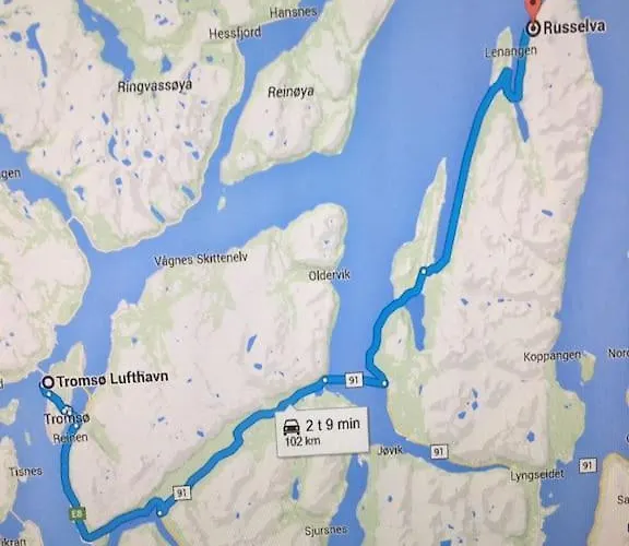 Lyngstuva - Aurora In Lyngen בית נופש Russelv